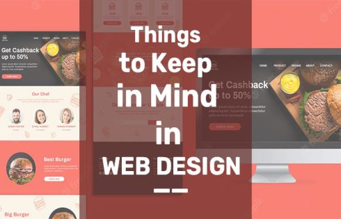 Things to Keep in Mind in Web Design