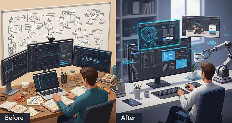 Impact of Generative AI on Full-Stack Web Development Workflows