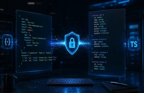 Secure Online JSON to TypeScript Interface Converter