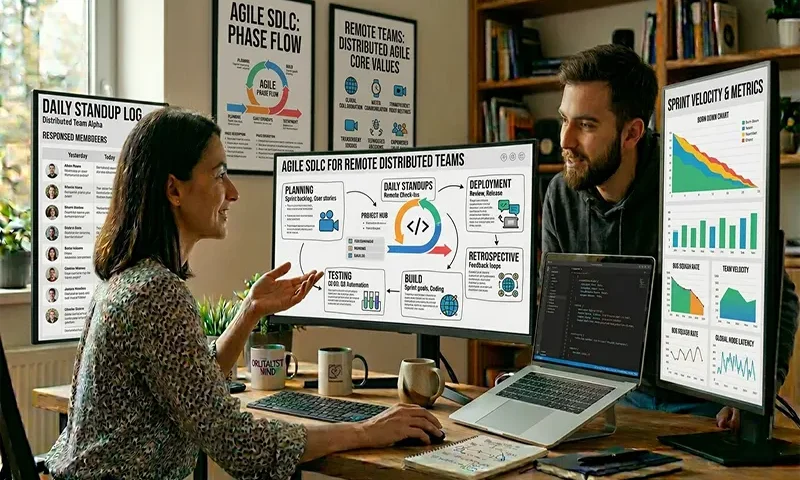 Agile Web Development Life Cycle for Remote Distributed Teams